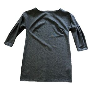 Banana Republic Dress Women's Size LP Oversized Long Sleeve Pullover Gray Cute